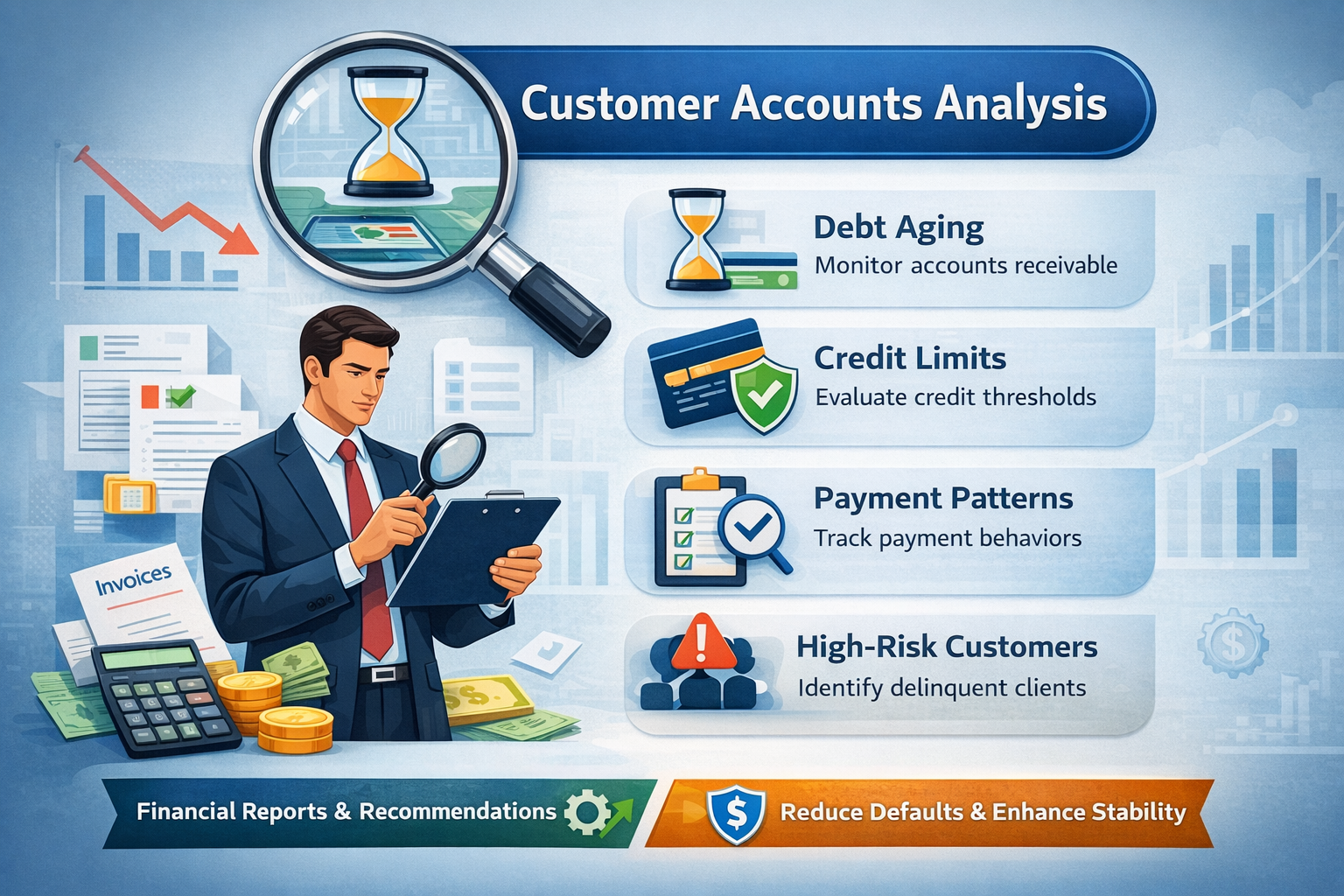 تحليل حسابات العملاء